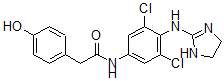 CAS#: 76958-98-0, N-[3,5-Dichloro-4-(4,5-Dihydro-1H-Imidazol-2-Ylamino)Phenyl]-2-(4-Hydroxyphenyl)Acetamide