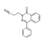 CAS#: 76972-37-7, 3-(1-Oxo-4-phenyl-2(1H)-phthalazinyl)propanenitrile