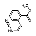 CAS 登录号：77021-79-5， 甲基2-{(Z)-[(氰基氨基)亚甲基]氨基}苯甲酸酯