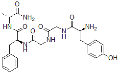 CAS 登录号：77044-76-9， L-酪氨酰甘氨酰甘氨酰-L-苯丙氨酰-D-丙氨酰胺