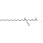 CAS 登录号：77056-22-5， 钠({2-[(2-羟基乙基)(十四碳酰)氨基]乙基}氨基)乙酸酯
