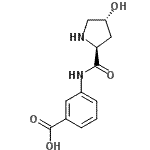 CAS#: 770703-11-2, 3-{[(4R)-4-Hydroxy-L-prolyl]amino}benzoic acid