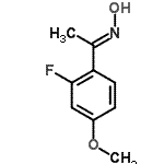 CAS 登录号：770722-59-3， (1E)-1-(2-氟-4-甲氧基苯基)-N-羟基乙烷亚胺