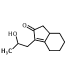 CAS#: 770735-87-0, 3-(2-Hydroxypropyl)-1,4,5,6,7,7a-hexahydro-2H-inden-2-one