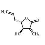 CAS#: 770744-20-2, (4R,5S)-5-Allyl-4-hydroxy-3-methylenedihydro-2(3H)-furanone