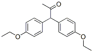 CAS 登录号：77083-95-5， 1,1-二(4-乙氧基苯基)丙-2-酮