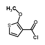 CAS#: 77133-29-0, 2-Methoxy-3-thiophenecarbonyl chloride