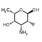 CAS#: 771442-66-1, 3-Amino-2,3,6-trideoxy-2-fluoro-alpha-L-talopyranose