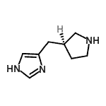 CAS#: 771474-27-2, 4-[(3S)-3-Pyrrolidinylmethyl]-1H-imidazole