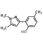 CAS 登录号：771485-98-4， 2-(1,5-二甲基-1H-吡唑-3-基)-4-甲基苯酚