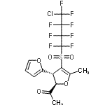 CAS#: 771491-82-8, 1-{(2'R,3'R)-4'-[(4-Chloro-1,1,2,2,3,3,4,4-octafluorobutyl)sulfonyl]-5'-methyl-2',3'-dihydro-2,3'-bifuran-2'-yl}ethanone