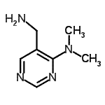 CAS#: 771571-32-5, 5-(Aminomethyl)-N,N-dimethyl-4-pyrimidinamine