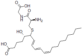 CAS#: 77165-74-3, (5S,7E,9E,11Z)-6-[(2R)-2-Amino-3-(Carboxymethylamino)-3-Oxopropyl]Sulfanyl-5-Hydroxyicosa-7,9,11-Trienoic Acid