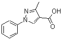 CAS#: 77169-11-0, 3-Methyl-1-phenyl-1H-pyrazole-4-carboxylic acid