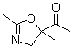 CAS#: 77219-13-7, 1-(2,5-Dimethyl-4,5-dihydro-1,3-oxazol-5-yl)ethanone