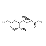 CAS#: 77223-49-5, 2,2,4-Trimethyl-1,3-pentanediyl bis(sulfanylacetate)