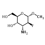 CAS#: 772298-20-1, Methyl 3-amino-2,3-dideoxy-2-fluoro-alpha-D-altropyranoside