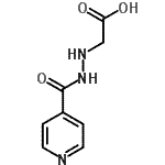 CAS 登录号：7723-34-4， (2-异烟酰肼基)乙酸