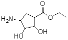 CAS 登录号：772306-58-8， 4-氨基-2,3-二羟基环戊烷羧酸乙酯