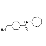 CAS 登录号：772315-45-4， 4-(氨基甲基)-N-(1-氮杂环庚基)环己烷甲酰胺