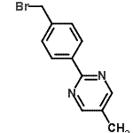 CAS#: 77232-36-1, 2-[4-(Bromomethyl)phenyl]-5-methylpyrimidine