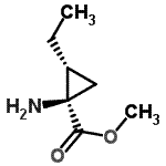CAS#: 772326-49-5, Methyl (1R,2R)-1-amino-2-ethylcyclopropanecarboxylate