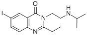 CAS#: 77301-01-0, 2-Ethyl-6-Iodo-3-[2-(Propan-2-Ylamino)Ethyl]Quinazolin-4-One