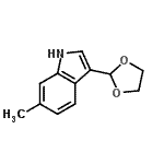 CAS#: 773088-56-5, 3-(1,3-Dioxolan-2-yl)-6-methyl-1H-indole