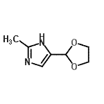 CAS#: 773096-62-1, 4-(1,3-Dioxolan-2-yl)-2-methyl-1H-imidazole