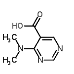 CAS#: 773098-81-0, 4-(Dimethylamino)-5-pyrimidinecarboxylic acid