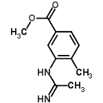 CAS#: 773103-89-2, methyl 3-(ethanimidoylamino)-4-methyl-benzoate