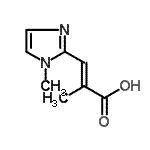 CAS#: 773112-47-3, (E)-2-methyl-3-(1-methylimidazol-2-yl)prop-2-enoic acid