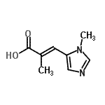 CAS#: 773114-32-2, (2E)-2-Methyl-3-(1-methyl-1H-imidazol-5-yl)acrylic acid