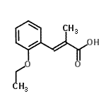 CAS 登录号：773120-24-4， (2E)-3-(2-乙氧基苯基)-2-甲基丙烯酸