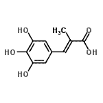CAS#: 773120-48-2, (2E)-2-Methyl-3-(3,4,5-trihydroxyphenyl)acrylic acid