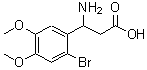 CAS#: 773122-00-2, 3-amino-3-(2-bromo-4,5-dimethoxy-phenyl)propanoic acid