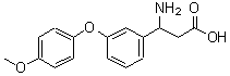 CAS#: 773122-05-7, 3-amino-3-[3-(4-methoxyphenoxy)phenyl]propanoic acid