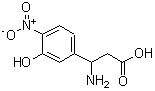 CAS 登录号：773125-11-4， 3-氨基-3-(3-羟基-4-硝基-苯基)丙酸
