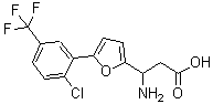 CAS#: 773125-93-2, 3-amino-3-[5-[2-chloro-5-(trifluoromethyl)phenyl]-2-furyl]propanoic acid