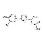 CAS 登录号：773125-94-3， 3-氨基-3-[5-(3,4-二氯苯基)-2-呋喃基]丙酸