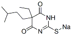 CAS 登录号：7733-07-5， 钠乙基异戊基硫代巴比土酸盐