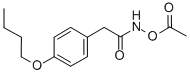 CAS 登录号：77372-67-9， 4-正丁氧基苯基乙酰氧肟酸-O-乙酸酯