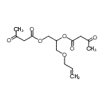 CAS#: 77376-18-2, 3-(Allyloxy)-1,2-propanediyl bis(3-oxobutanoate)