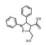 CAS#: 773820-14-7, 5-(Hydroxymethyl)-2,3-diphenyl-1,2-oxazolidine-4-carboxylic acid