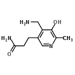CAS#: 773832-31-8, 3-[4-(Aminomethyl)-5-hydroxy-6-methyl-3-pyridinyl]propanamide