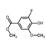 CAS 登录号：773874-64-9， 甲基3-氟-4-羟基-5-甲氧基苯甲酸酯