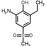 CAS#: 774137-00-7, 2-Amino-6-ethyl-4-(methylsulfonyl)phenol