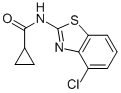 CAS#: 77414-54-1, N-(4-Chlorobenzo[d]Thiazol-2-Yl)Cyclopropanecarboxamide