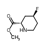 CAS 登录号：774175-15-4， 甲基(2S,4S)-4-氟-2-哌啶羧酸酯