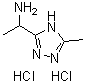 CAS 登录号：774213-86-4， 3-(alpha-氨基乙基)-5-甲基-4H-1,2,4-三唑二盐酸盐